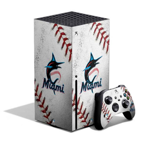 MLB Miami Marlins Game Ball Xbox Series X Bundle Skin