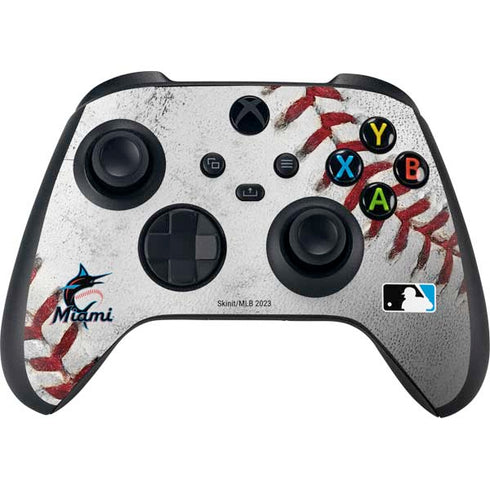 MLB Miami Marlins Game Ball Xbox Series X Controller Skin