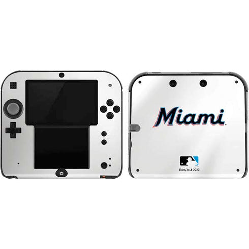 MLB Miami Marlins Home Jersey Nintendo 2DS Skin