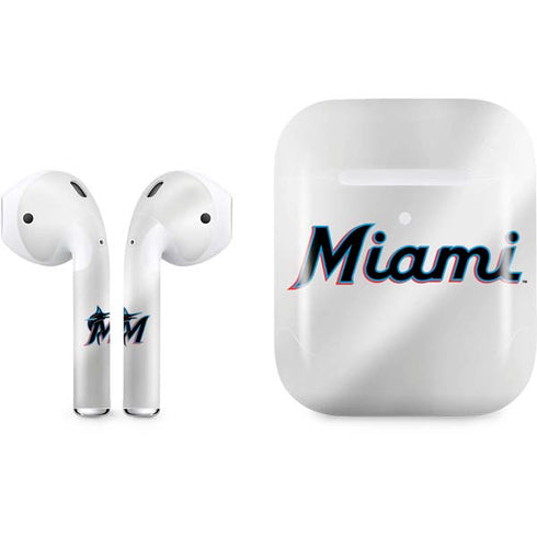 MLB Miami Marlins Home Jersey Apple AirPods 2 Skin