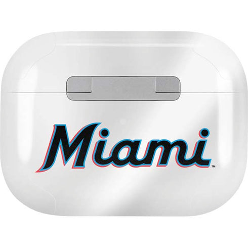 MLB Miami Marlins Home Jersey Apple AirPods Pro Skin