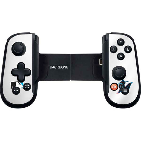 MLB Miami Marlins Home Jersey Backbone One for iPhone Game Controller Skin