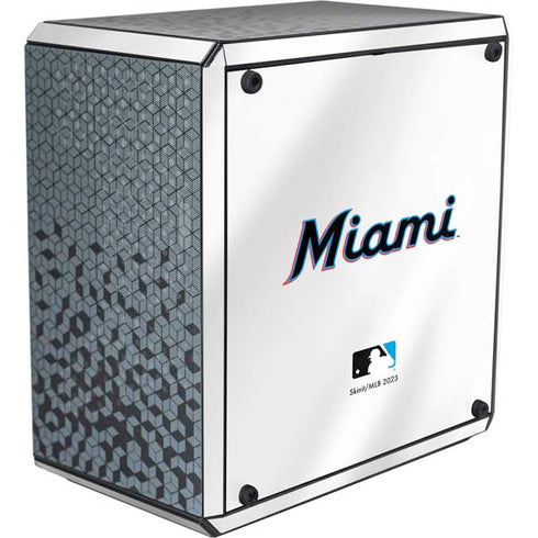 MLB Miami Marlins Home Jersey Cooler Master MasterBox Q300L Mini Tower Skin