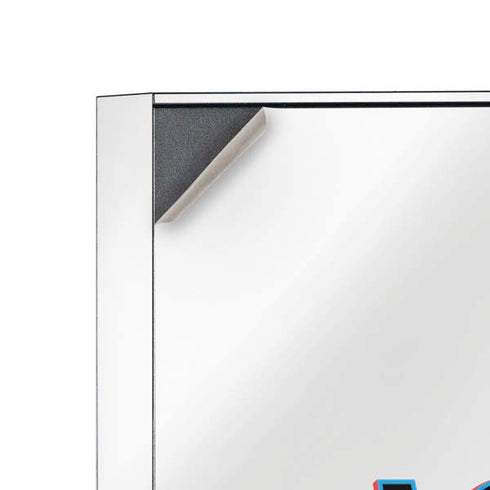 MLB Miami Marlins Home Jersey Corsair 4000D Tempered Glass Mid-Tower ATX Case Skin