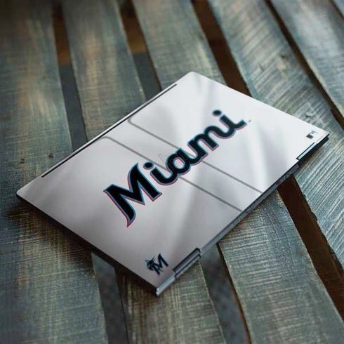 MLB Miami Marlins Home Jersey HP Envy Skin