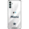 MLB Miami Marlins Home Jersey Galaxy A13 5G Clear Case