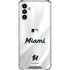 MLB Miami Marlins Home Jersey Galaxy A13 5G Clear Case