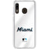 MLB Miami Marlins Home Jersey Galaxy A20 Clear Case