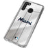 MLB Miami Marlins Home Jersey Galaxy A21 Clear Case
