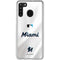 MLB Miami Marlins Home Jersey Galaxy A21 Clear Case