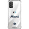 MLB Miami Marlins Home Jersey Galaxy A32 5G Clear Case