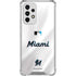MLB Miami Marlins Home Jersey Galaxy A33 5G Clear Case