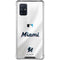 MLB Miami Marlins Home Jersey Galaxy A71 5G Clear Case