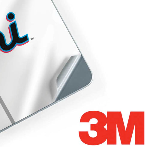 MLB Miami Marlins Home Jersey Galaxy Book 12in Skin