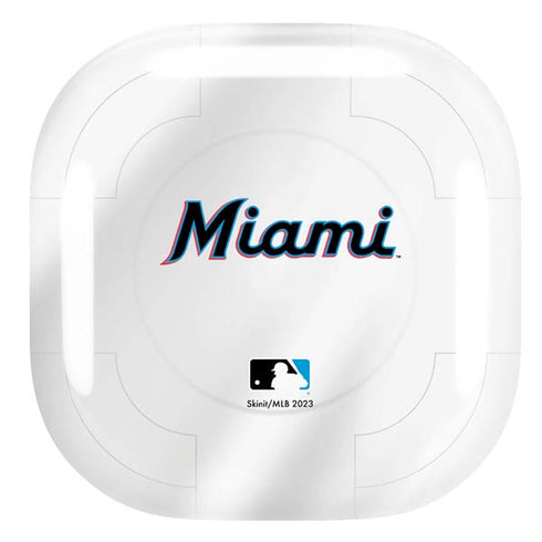 MLB Miami Marlins Home Jersey Galaxy Buds Live Skin