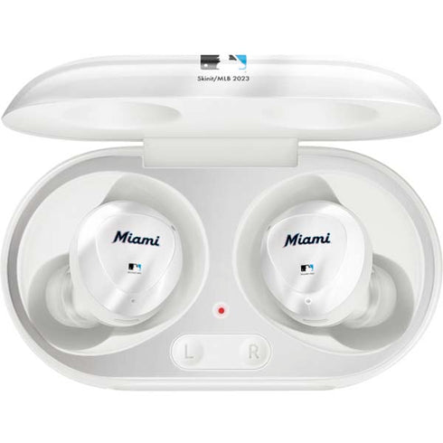 MLB Miami Marlins Home Jersey Galaxy Buds Plus Skin