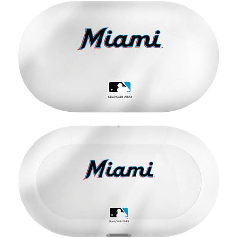 MLB Miami Marlins Home Jersey Galaxy Buds Plus Skin