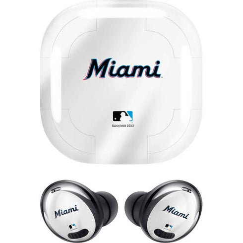 MLB Miami Marlins Home Jersey Galaxy Buds Pro Skin