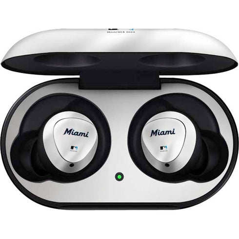 MLB Miami Marlins Home Jersey Galaxy Buds Skin