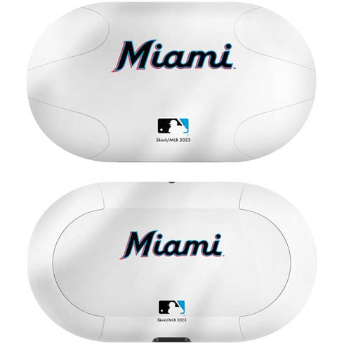 MLB Miami Marlins Home Jersey Galaxy Buds Skin