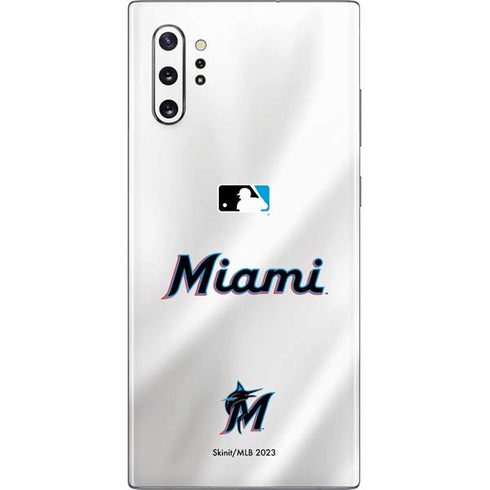 MLB Miami Marlins Home Jersey Galaxy Note 10 Plus Skin