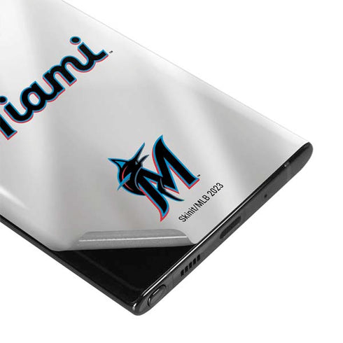 MLB Miami Marlins Home Jersey Galaxy Note 10 Plus Skin