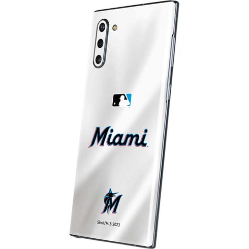 MLB Miami Marlins Home Jersey Galaxy Note 10 Skin