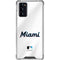 MLB Miami Marlins Home Jersey Galaxy Note20 5G Clear Case