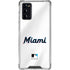 MLB Miami Marlins Home Jersey Galaxy Note20 5G Clear Case