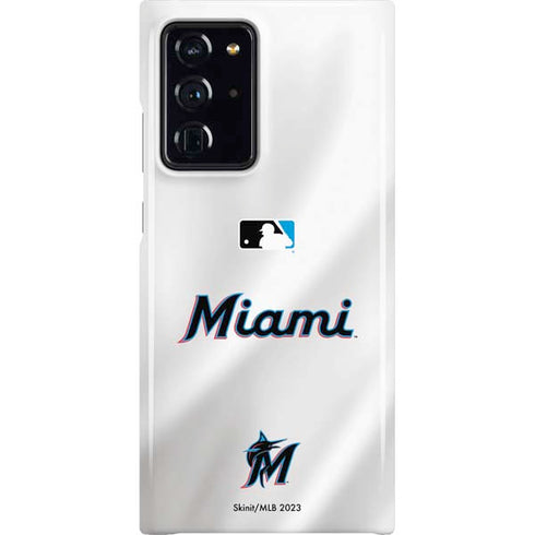 MLB Miami Marlins Home Jersey Galaxy Note20 Ultra 5G Lite Case