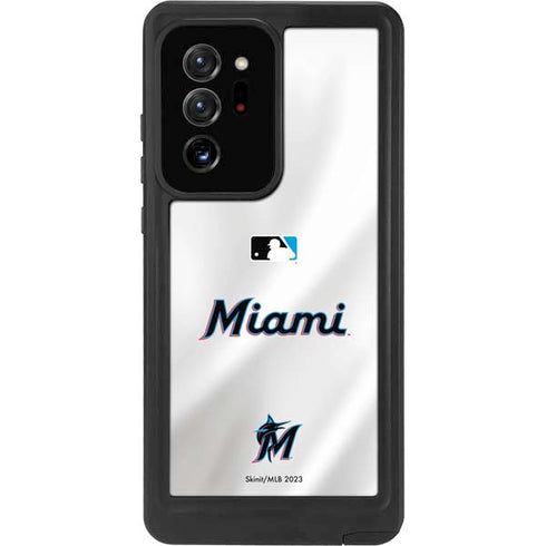 MLB Miami Marlins Home Jersey Galaxy Note20 Ultra 5G Waterproof Case