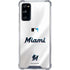 MLB Miami Marlins Home Jersey Galaxy S20 FE Clear Case