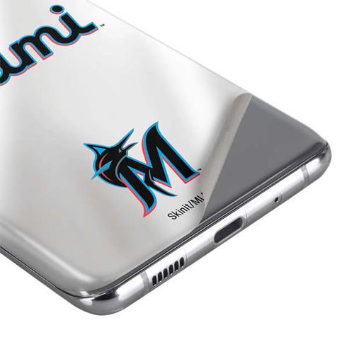 MLB Miami Marlins Home Jersey Galaxy S20 Plus Skin