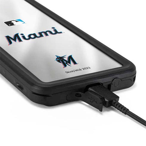 MLB Miami Marlins Home Jersey Galaxy S20 Plus Waterproof Case