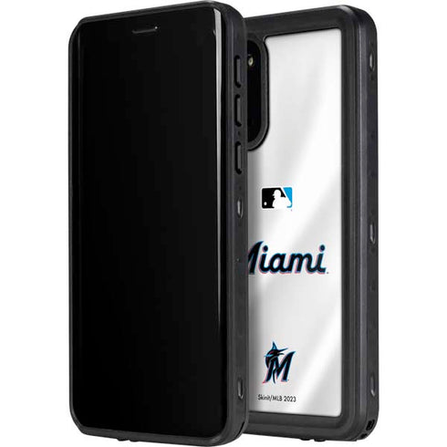 MLB Miami Marlins Home Jersey Galaxy S20 Waterproof Case