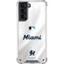 MLB Miami Marlins Home Jersey Galaxy S21 5G Clear Case