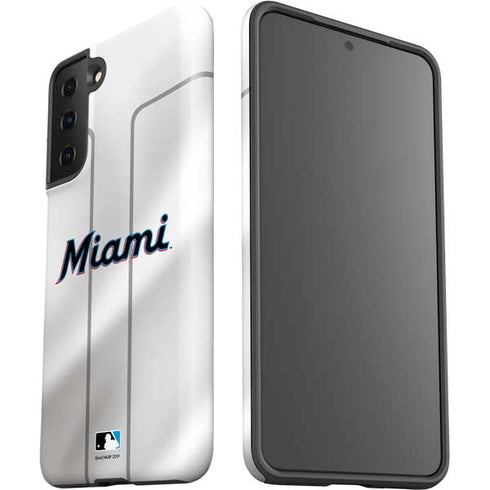 MLB Miami Marlins Home Jersey Galaxy S21 FE Pro Case