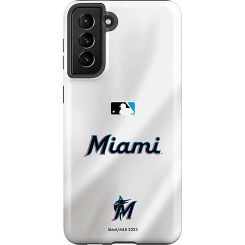 MLB Miami Marlins Home Jersey Galaxy S21 Plus 5G Pro Case