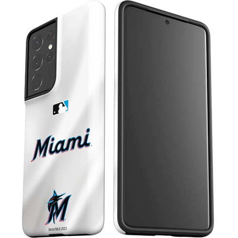 MLB Miami Marlins Home Jersey Galaxy S21 Ultra 5G Pro Case