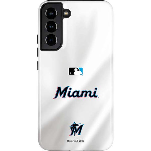 MLB Miami Marlins Home Jersey Galaxy S22 Plus Pro Case