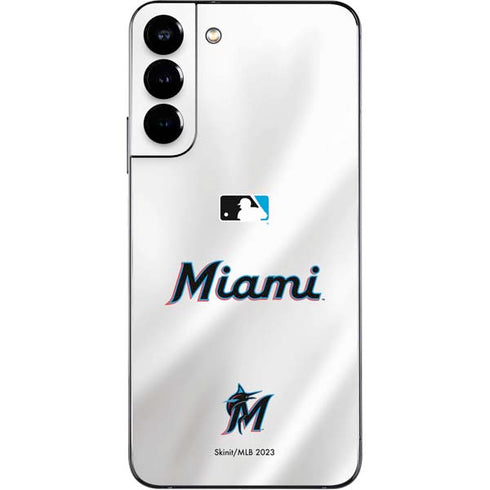 MLB Miami Marlins Home Jersey Galaxy S22 Plus Skin