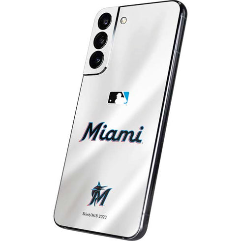 MLB Miami Marlins Home Jersey Galaxy S22 Plus Skin
