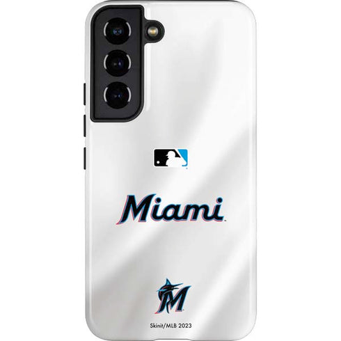 MLB Miami Marlins Home Jersey Galaxy S22 Pro Case