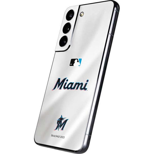 MLB Miami Marlins Home Jersey Galaxy S22 Skin