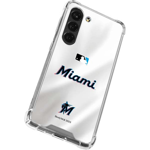 MLB Miami Marlins Home Jersey Galaxy S23 Clear Case