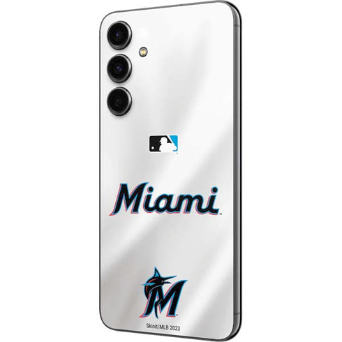 MLB Miami Marlins Home Jersey Galaxy S23 FE Skin