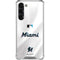 MLB Miami Marlins Home Jersey Galaxy S23 Plus Clear Case