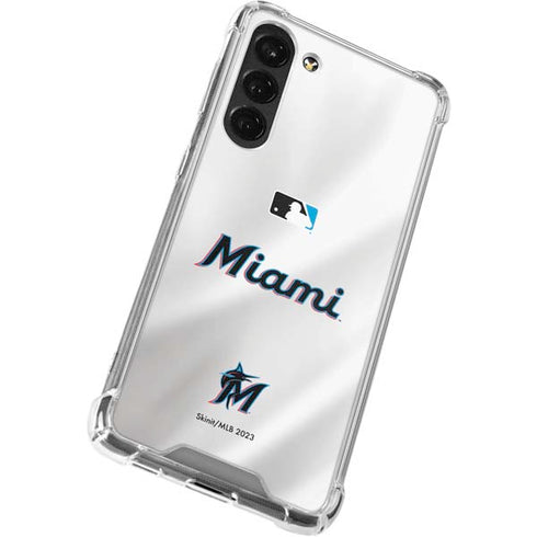 MLB Miami Marlins Home Jersey Galaxy S23 Plus Clear Case