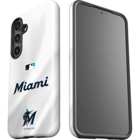 MLB Miami Marlins Home Jersey Galaxy S24 Plus Impact Case