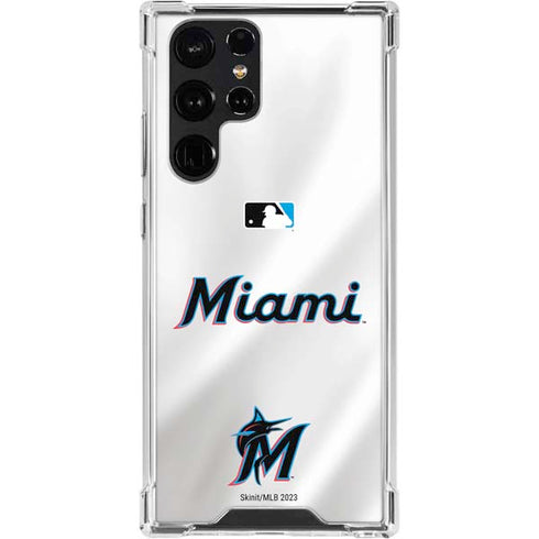 MLB Miami Marlins Home Jersey Galaxy S24 Ultra Clear Case
